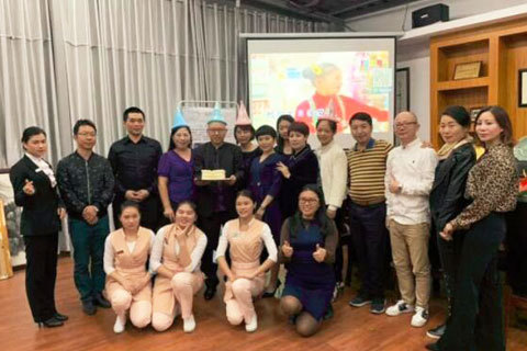 广东伊丽汇受邀参加浙江商会会员生日会