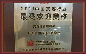 中国美容行业最受欢迎美校